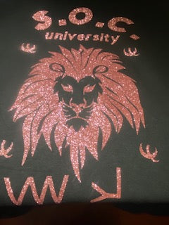 E2 LION BLK/personalized PINK