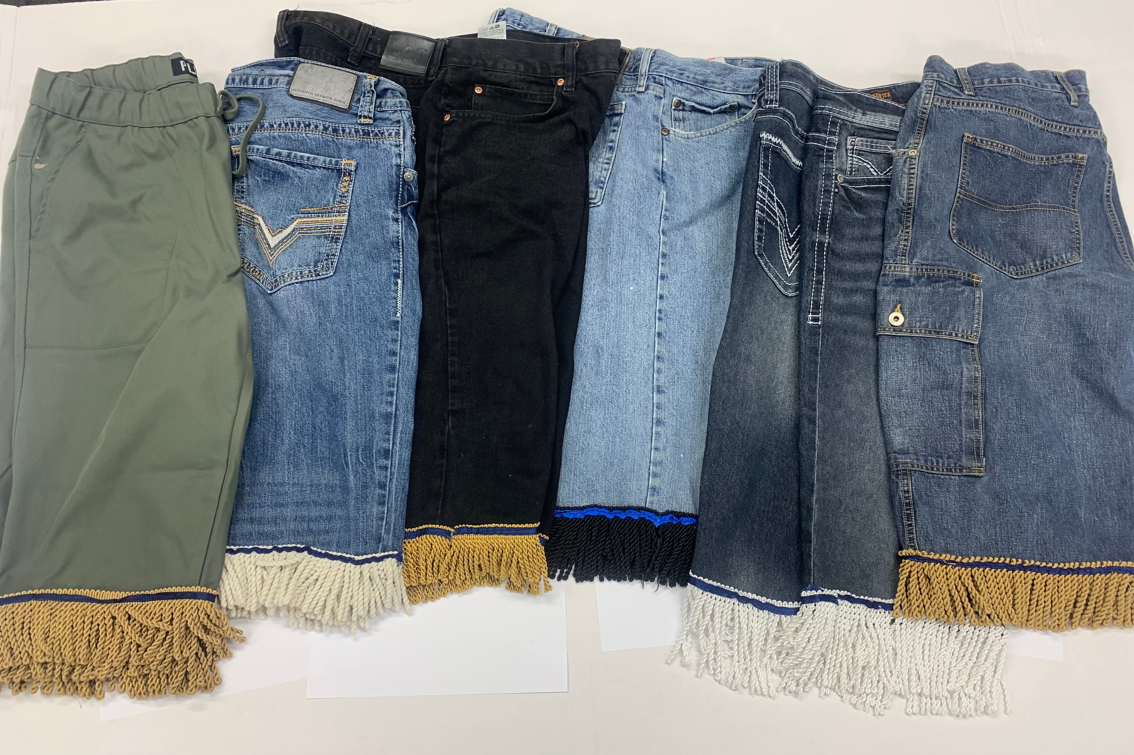 Fringed shorts