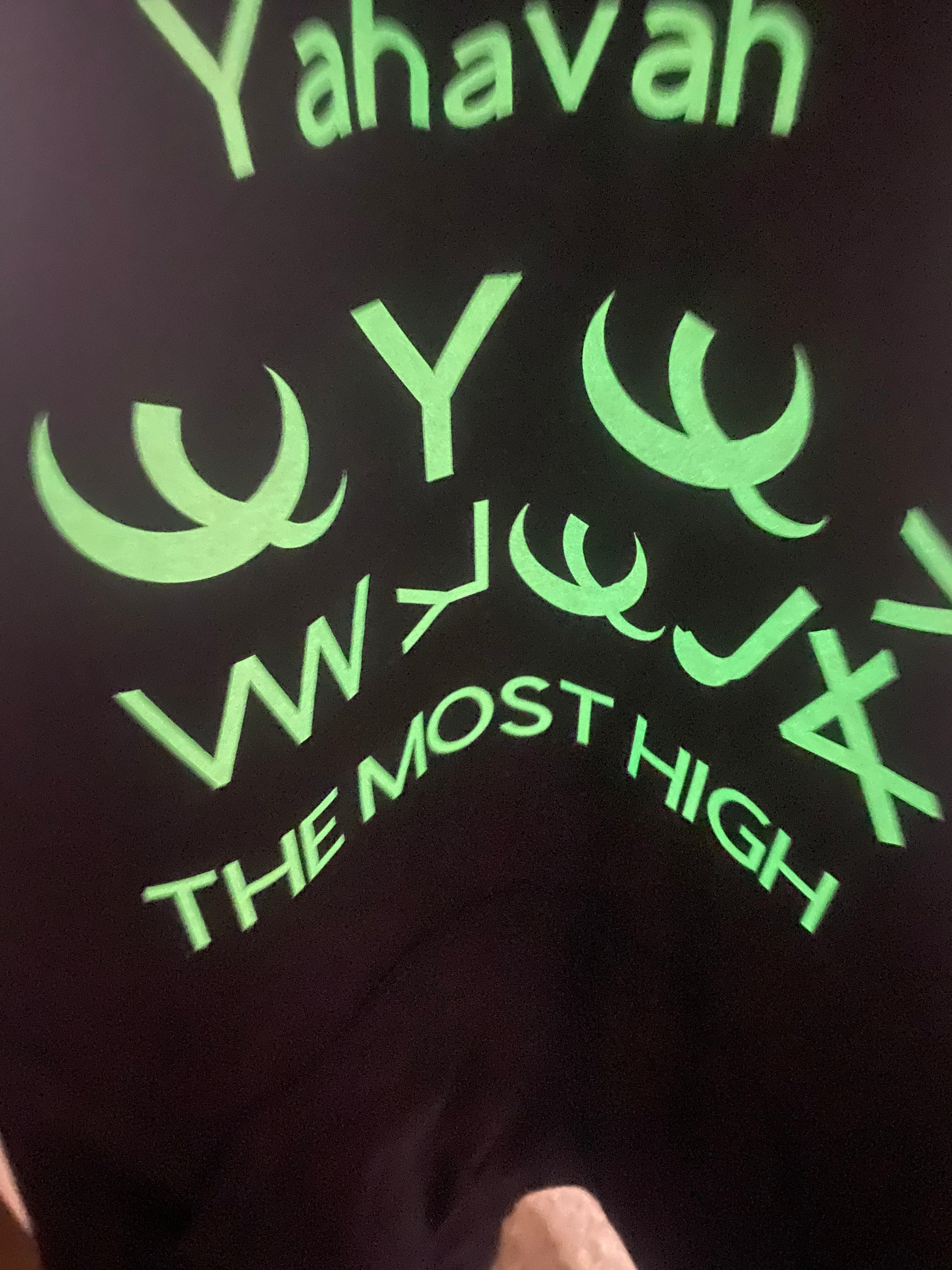 E1/E3YahavahBLK/GLOW/hoodie with fringes