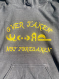 Over taken blessings hoodie with gold fringes