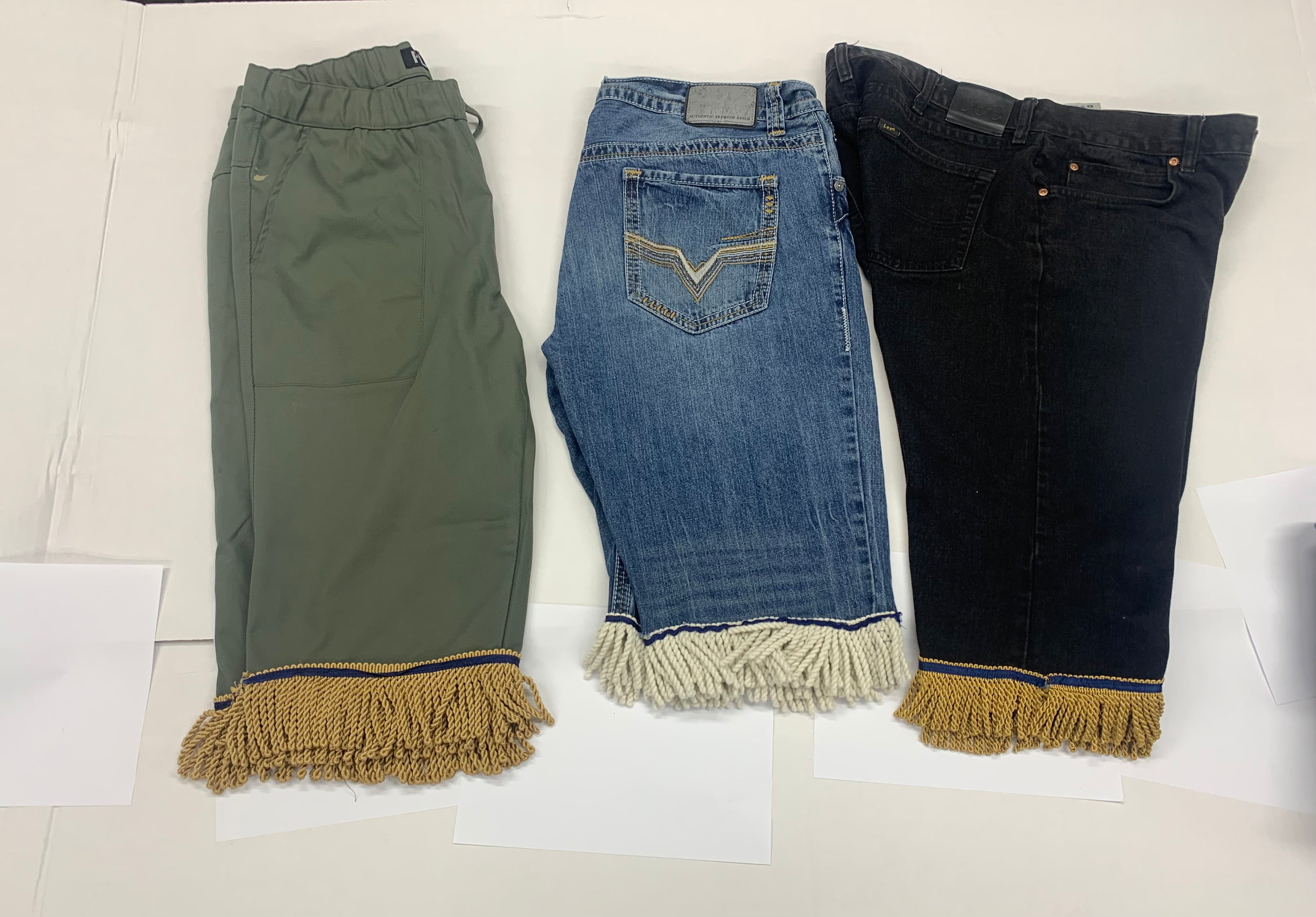 Fringed shorts
