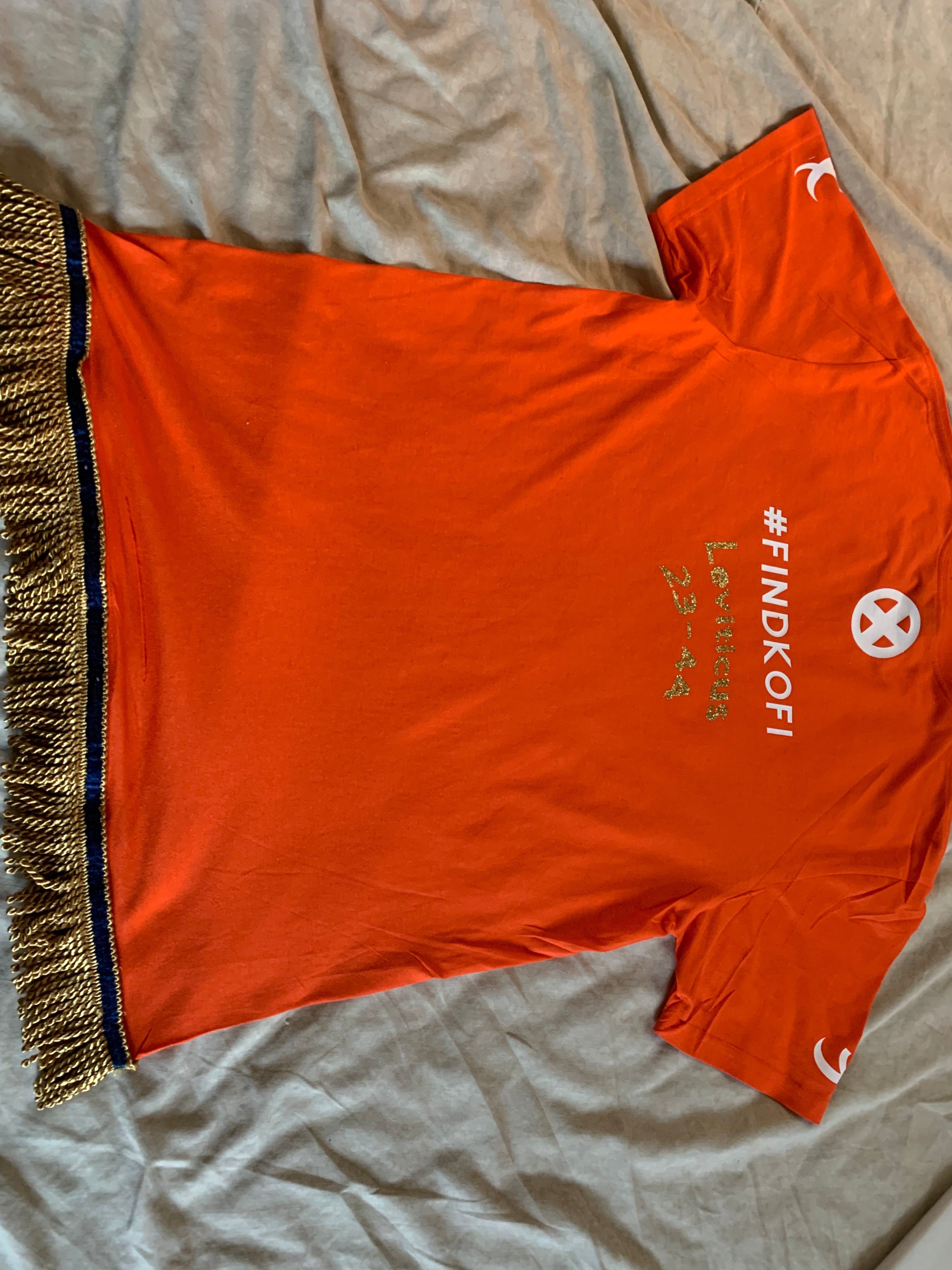 Glow in dark orange