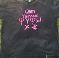 E1 QAM BLK/PINK with fringes